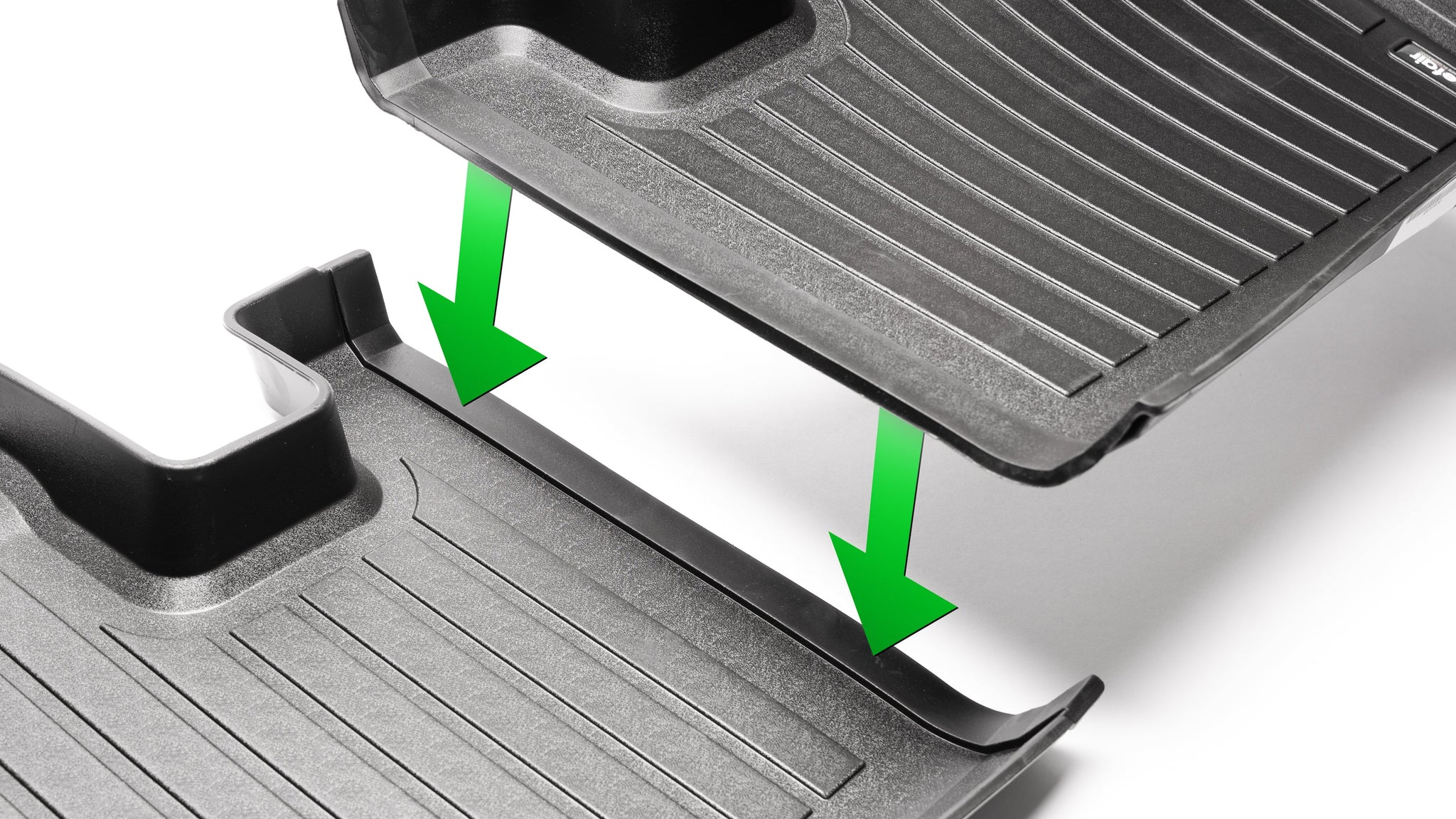 2befair Premium rubber mats footwell at the back for the Tesla Model Y