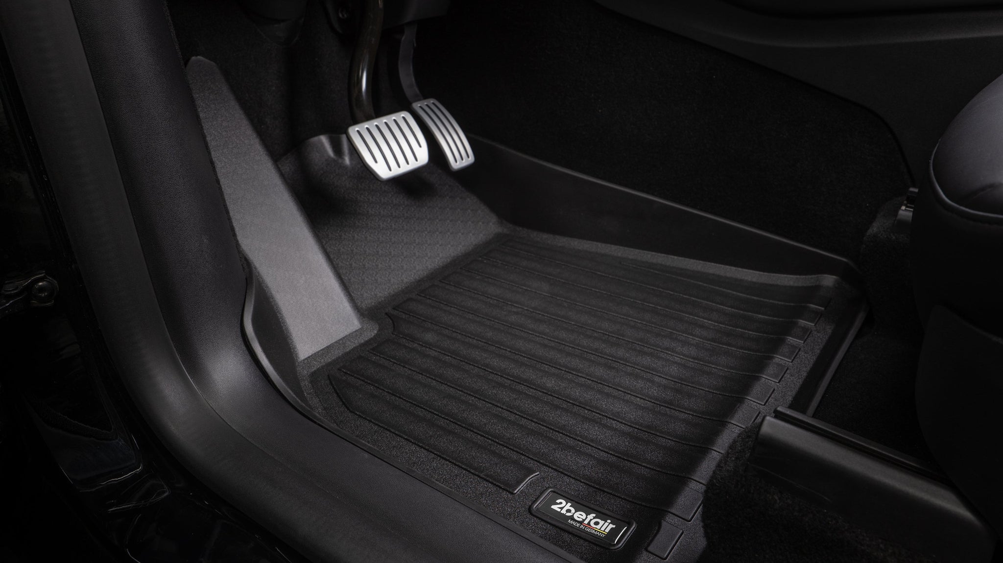 2befair rubber mats set interior for the Tesla Model Y