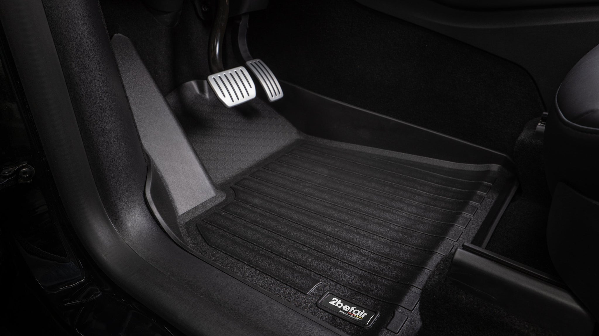 2befair Premium rubber mats set interior for the Tesla Model Y