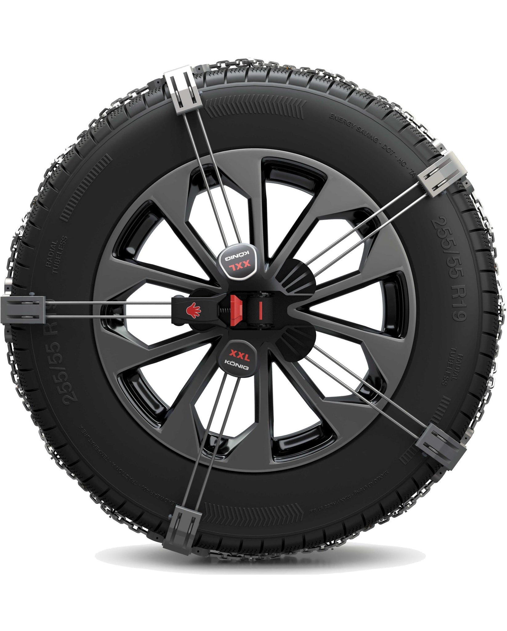 Snow chains for the Tesla Model Y