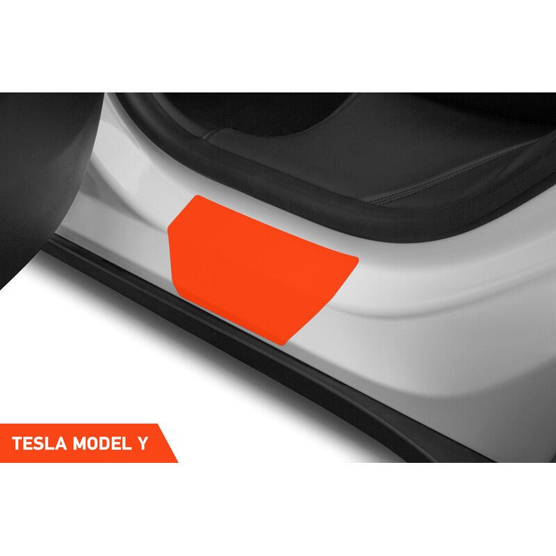 Protection film for the entry strips of Tesla Model Y